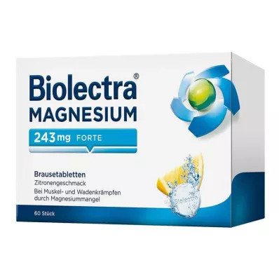BIOLECTRA Magnezyum 243 mg forte limon tablet, 60 adet BIOLECTRA Magnezyum 243 mg forte limon tablet, 60 adet