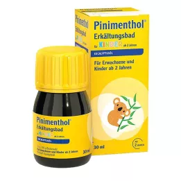 PINIMENTHOL 2 yaş ve üzeri çocuklar için soğuk banyo Okaliptüs, 30 ml