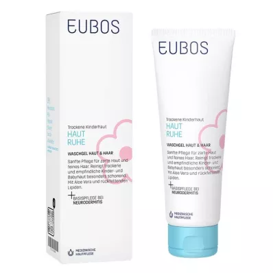 EUBOS KINDER Cilt Sakinleştirici Yıkama Jeli, 125 ml