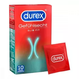 DUREX Sensitive Slim Fit prezervatif, 10 adet