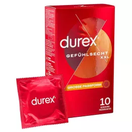 DUREX Hassas ekstra büyük prezervatifler, 10 adet