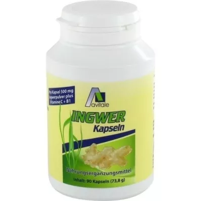 INGWER 500 mg kapsül+B1+C vitamini, 90 adet