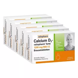 CALCIUM D3-ratiopharm forte efervesan tablet, 100 adet