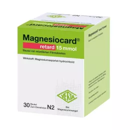 MAGNESIOCARD retard 15 mmol poşet w.ret.filmtabl., 30 adet