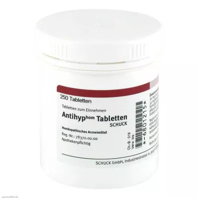 ANTIHYP Tablet Schuck, 250 adet ANTIHYP Tablet Schuck, 250 adet