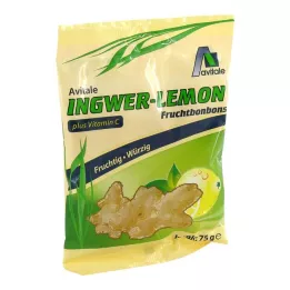 INGWER LEMON Bonbonlar+C Vitamini, 75 g