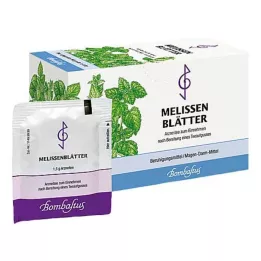 MELISSENBLÄTTER Çay filtre torbası, 20X1,5 g