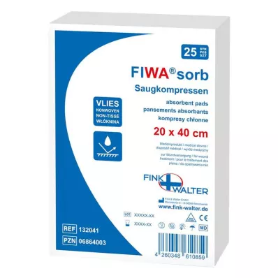 Bandaj kompresleri 20x40cm, 25 adet Bandaj kompresleri 20x40cm, 25 adet