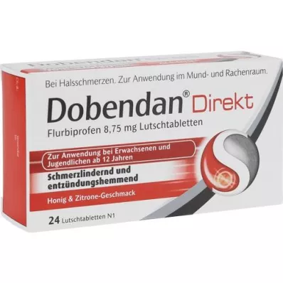 DOBENDAN Doğrudan Flurbiprofen 8.75 mg pastil, 24 adet