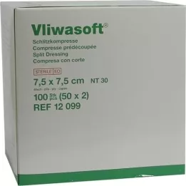 VLIWASOFT Yarık kompresler 7,5x7,5 cm steril 4l, 50X2 adet
