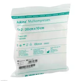 ASKINA Gazlı bez kompres 10x20 cm steril, 5X2 adet