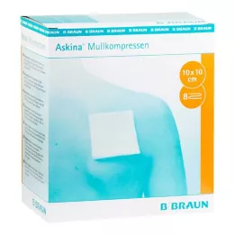 ASKINA Gazlı bez kompres 10x10 cm steril, 25X2 adet