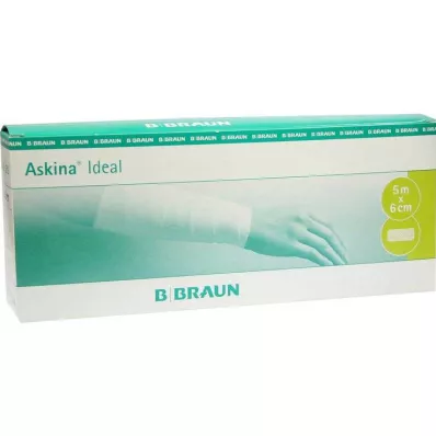 ASKINA İdeal bandaj 6 cmx5 m gevşek, 10 adet