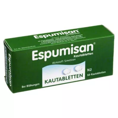 ESPUMISAN Çiğneme tabletleri, 50 adet
