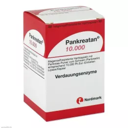 PANKREATAN 10.000 gastro-dirençli sert kapsül, 50 adet