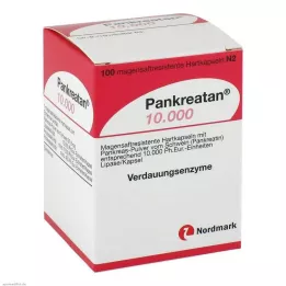 PANKREATAN 10.000 gastro-dirençli sert kapsül, 100 adet