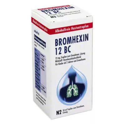 BROMHEXIN 12 BC Ağızdan damla, 50 ml BROMHEXIN 12 BC Ağızdan damla, 50 ml