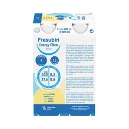 FRESUBIN ENERGY Elyaf DRINK Vanilya içme şişesi, 4X200 ml