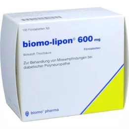 BIOMO-lipon 600 mg film kaplı tablet, 100 adet