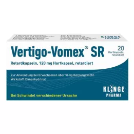 VERTIGO-VOMEX SR Uzun süreli salınımlı kapsüller, 20 adet