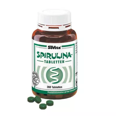 SOVITA Spirulina Tablet, 360 Kapsül