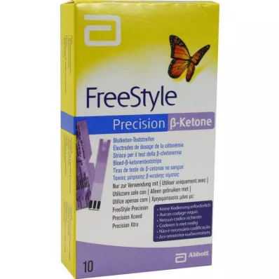 FREESTYLE Precision ß-Keton Kan Keton Test Şeridi, 10 adet FREESTYLE Precision ß-Keton Kan Keton Test Şeridi, 10 adet