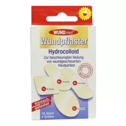 WUNDPFLASTER Hidrokolloid 4 boy, 10 adet