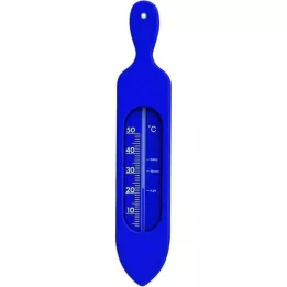 BADETHERMOMETER Plastik mavi, 1 adet