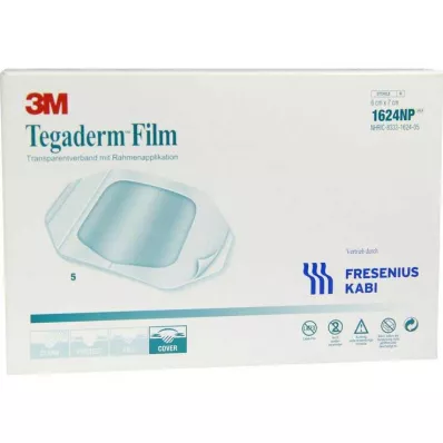 TEGADERM Film 6x7 cm 1624NP, 5 adet