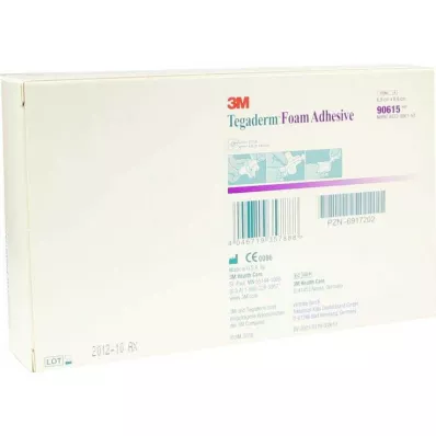 TEGADERM Köpük Yapıştırıcı FK 6,9x6,9 cm çapraz 90615, 10 adet