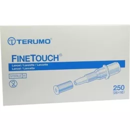 TERUMO FineTouch tek kullanımlık lansetler, 250 adet