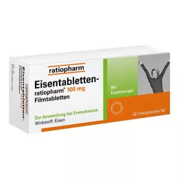 EISENTABLETTEN-ratiopharm 100 mg film kaplı tablet, 50 adet