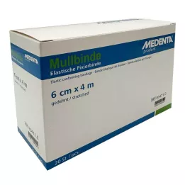 MULLBINDEN elast.6 cmx4 m, 20 adet