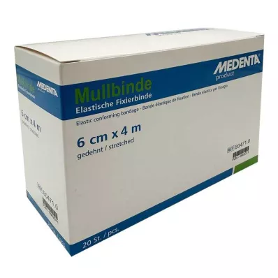 MULLBINDEN elast.6 cmx4 m, 20 adet