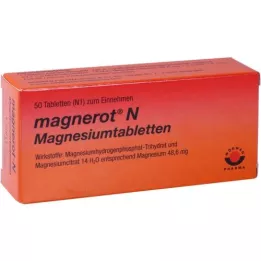MAGNEROT N Magnezyum tabletleri, 50 adet