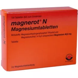 MAGNEROT N Magnezyum tabletleri, 100 adet