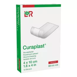 CURAPLAST Yara sargısı hassas 4x10 cm 1 m, 10 adet