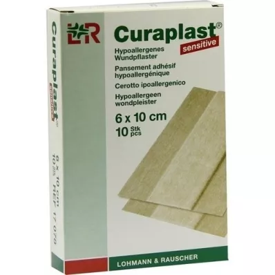 CURAPLAST Yara sargısı hassas 6x10 cm 1 m, 10 adet