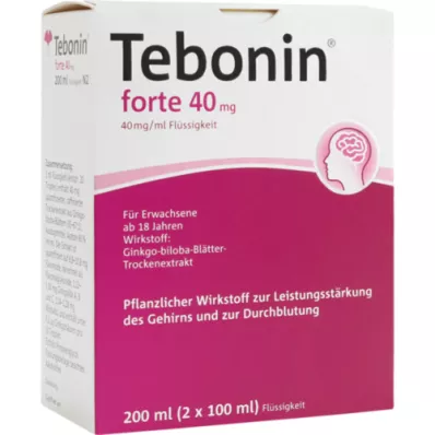TEBONIN forte 40 mg çözelti, 2X100 ml