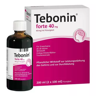 TEBONIN forte 40 mg çözelti, 2X100 ml