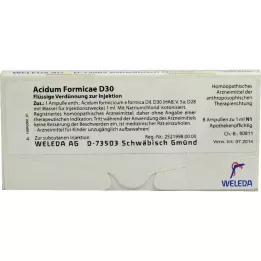 ACIDUM FORMICAE D 30 ampul, 8 adet
