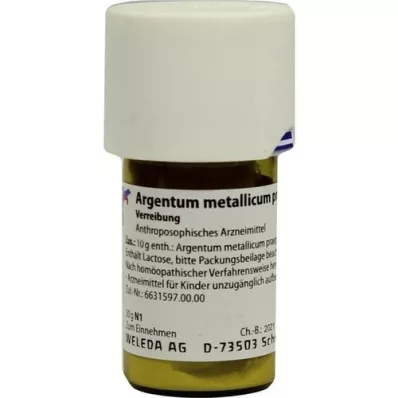 ARGENTUM METALLICUM praeparatum D 12 Tritürasyon, 20 g