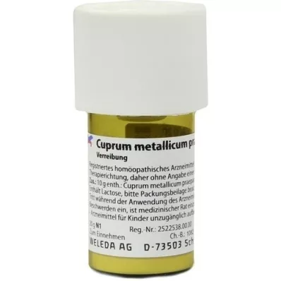 CUPRUM METALLICUM praep.D 20 Tritürasyon, 20 g
