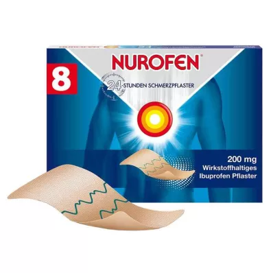 NUROFEN 24 saatlik ağrı bantları 200 mg, 8 adet