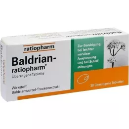 BALDRIAN-RATIOPHARM kaplamalı tabletler, 30 adet
