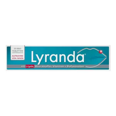 Lyranda çiğnenebilir tabletler, 15 tablet Lyranda çiğnenebilir tabletler, 15 tablet