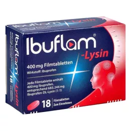 IBUFLAM-Lizin 400 mg film kaplı tablet, 18 adet