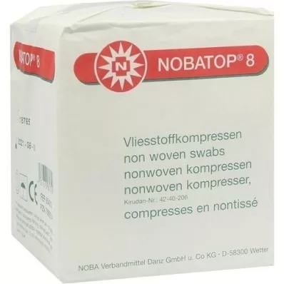NOBATOP 8 kompres 10x10 cm steril olmayan, 100 adet