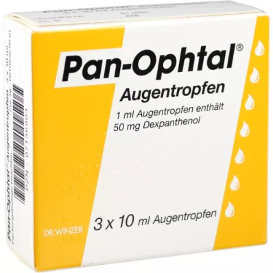 PAN OPHTAL Göz damlası, 3X10 ml