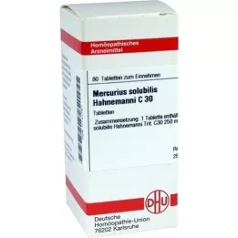 MERCURIUS SOLUBILIS Hahnemanni C 30 Tablet, 80 adet